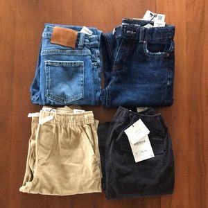 Bundle of 4 Zara boys pants
